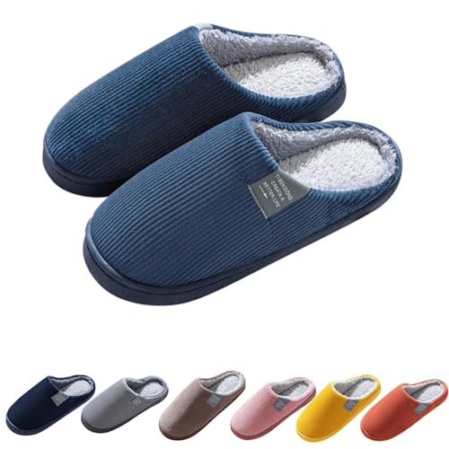 Slippers for Women Memory Foam Fuzzy House Slippers Bedroom Non-Slip Fluffy Slippers for Women Indoor and Outdoor