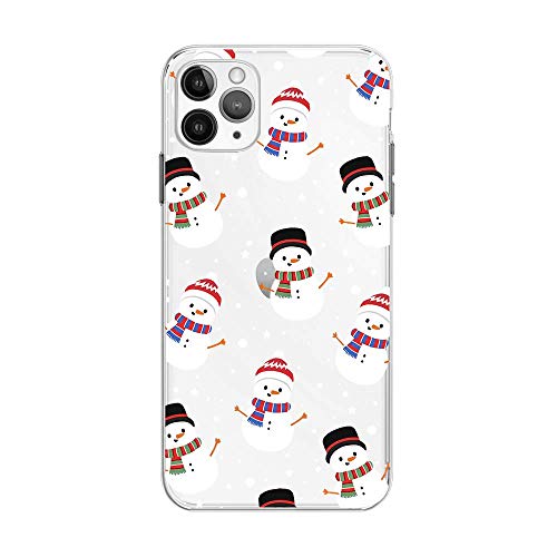 FancyCase Compatible with iPhone 12 Pro (6.1inch)-New Seasonal Pattern Soft Silicone Protective Transparent iPhone 12 Pro Case (Snowman) FancyCase Compatible with iPhone 12 Pro (6.1inch)-New Seasonal Pattern Soft Silicone Protective Transparent iPhone 12 Pro Case (Snowman)