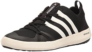 adidas outdoor Men's Terrex Climacool Boat Water Shoe, Black/Chalk White/Black, 9.5 M US