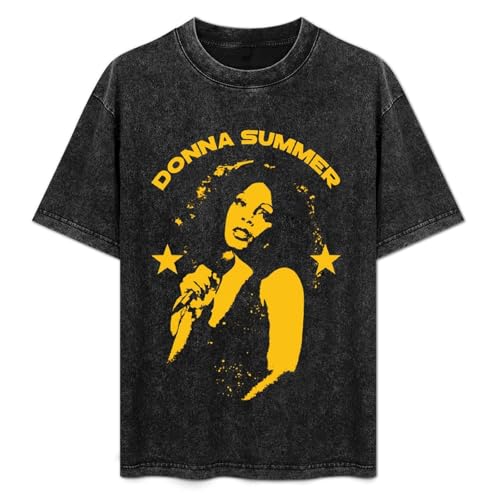 Donna Music Summer T-Shirt Short Sleeve Crew Neck Classic Fit Casual Sport Unisex T-Shirt3