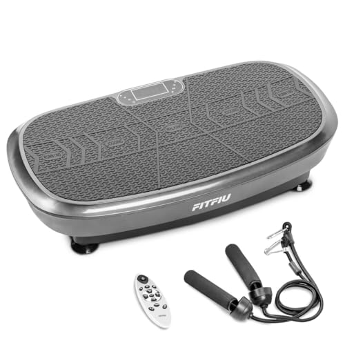 FITFIU Fitness PV-200 - Plateforme vibrante 3D Couleur Gris avec