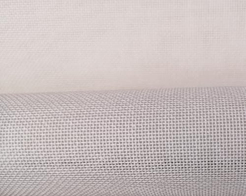 18 Mesh Blank Mono Canvas Cotton Needlepoint Embroidery Canvas 21x17 Inches