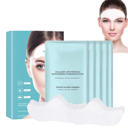 Zornesfalte Pflaster, Anti Falten Pflaster, Anti Falten Stirn Pad, Anti Wrinkle Patches, Wrinkle Patch, Forehead Wrinkle Patches, Hydrolysiertes Kollagen Stirnfalten Patches Gesichts - 10 Stück