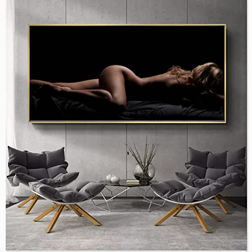 Cuadro de mujer de dsdsgog póster de arte moderno en lienzo de 90x180cm sin marco para dormitorio