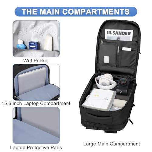 coofay Expandable Travel Backpack
