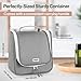 Wayfarer Supply Co. Hanging Travel Toiletry Bag - Large Cosmetic Bag Organizer for Toiletries, Makeup and Shaving Supplies - Cruise and Travel Essentials for Women & Men with Jewelry holder, Grey