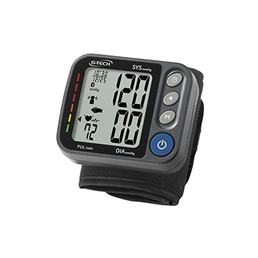 G-Techa Aparelho de pressão digital automático de pulso Smart Connect GP480BT, Preta/Cinza