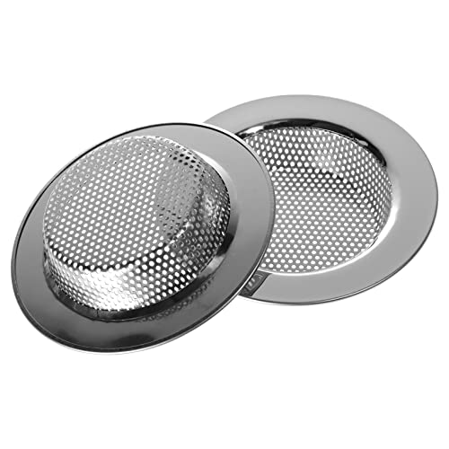 Operitacx 2pezzi Filtro Per Lavello in Acciaio Inox Filtrante Per Scarico Accessori Da Design Larghi Per Drenaggio Facile