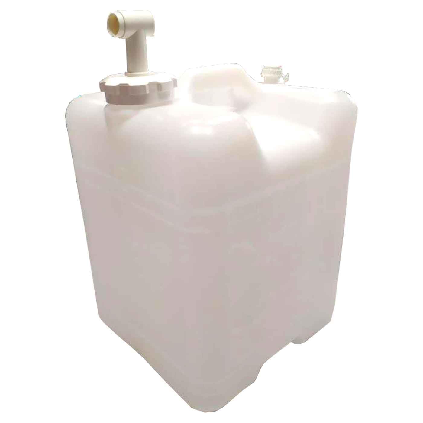 AC - Bidón con grifo y cierre hermético, Ideal para el almacenamiento de liquidos, fabricado en plástico, 26 Litros de capacidad, 44,5 x 28 x 28 cm, Ref. 41165