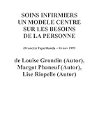 Soins Infirmiers Modele Centre 0075486105 Book Cover