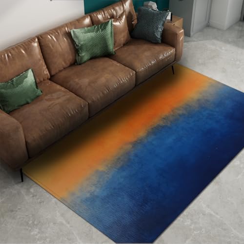 Tapis ombré moderne abstrait résistant aux taches pour salon