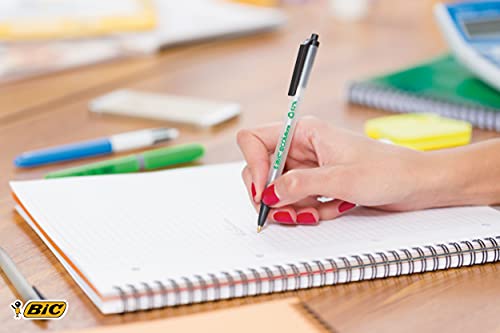 BIC Penna Ecolutions Clicstic, Blu, confezione 50