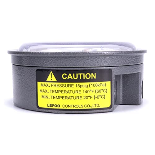 Lefoo Lfb Differential Pressure Gauge Hvac Pressure Gauge Digital Differential Pressure Gauge High Precision Air Pressure Meter Barometer 0-1”W.c #TOP7