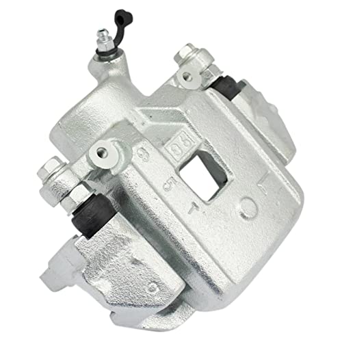 Image of TRQ Rear Driver and Passenger Side Brake Caliper Set Caliper Brackets Hardware Compatible with 98-07 Lexus LX470 98-07 Toyota Land Cruiser