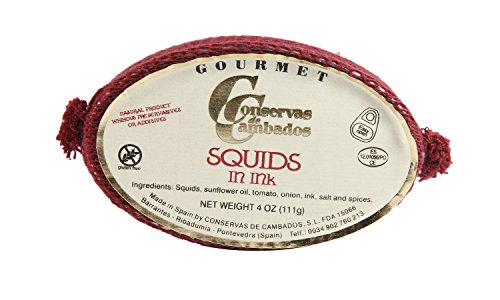 CONSERVAS DE CAMBADOS Squid In Ink, 111 GR