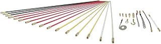 Klein Tools SRS56981 Mega Fish Rod Kit, 52.5-Foot, 34-Piece
