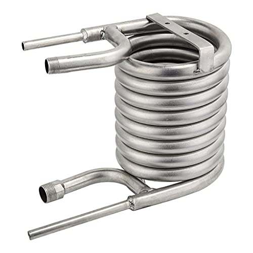 Counterflow Wort Chiller, Stainless Steel Coil Tube Chillers, Homebrew Beer Cooler Counter Flow Wort Chiller, Garden Hose Fittings