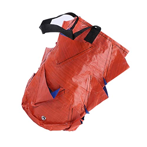 MERRYHAPY 1pc Hanging Strawberry Bag Pe Aerial Gardening Nursery Planter for Spaces Use Orange
