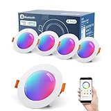 [Sichere Qualität & Zuverlässiger Kundendienst]: 4 Stück in jede Packung. Unser Alexa smart led spot 230v bluetooth hat die CE- und ROHS-Zertifikatsbestimmungen bestanden. Kein Flackern. Kein Geräusch. Ihre Zufriedenheit ist unsere oberste Priorität, und wir bieten 100% Garantie für alle DUSKTEC led spots rgb flach. Wenn es also ein Problem während der Nutzung gibt, Bitte senden Sie uns eine E-Mail, indem Sie auf „Meine Bestellungen“ – „Verkäufer kontaktieren“ klicken.