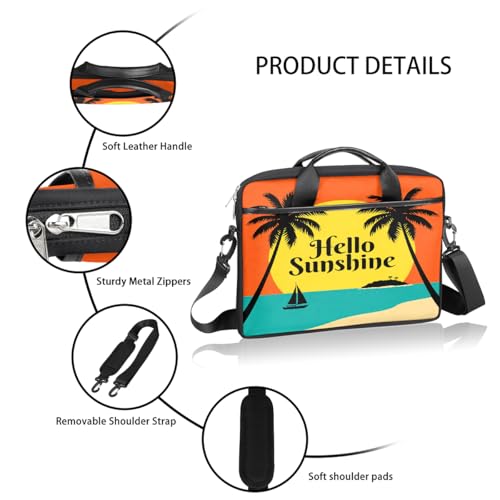 Bolso vintage para laptop 15 pulgadas unisex miniatura 4