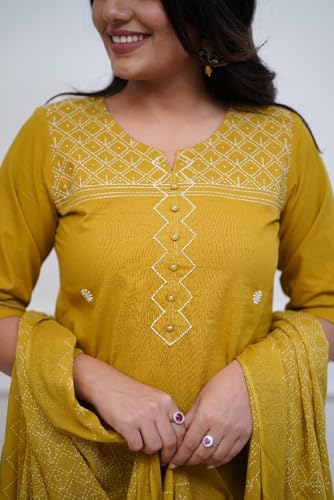 Image of FABNEX Kurta Set for Women | Women Kurti Pant Set (K-148-150)