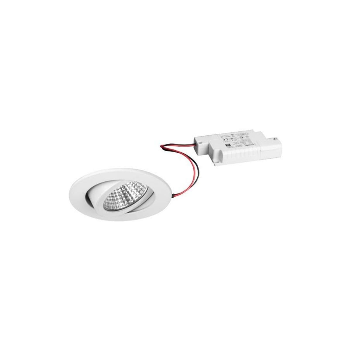 Luminaire LED encastrable Brumberg 7W blanc basse consommation 39261073