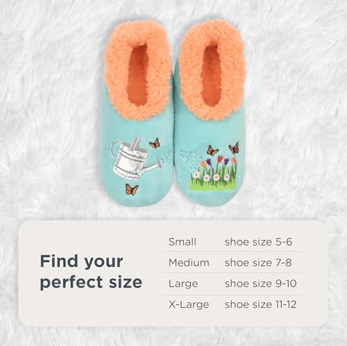 Image of Snoozies Slipper Socks -Funny Quote House Slippers for Women, Non-Slip Fuzzy