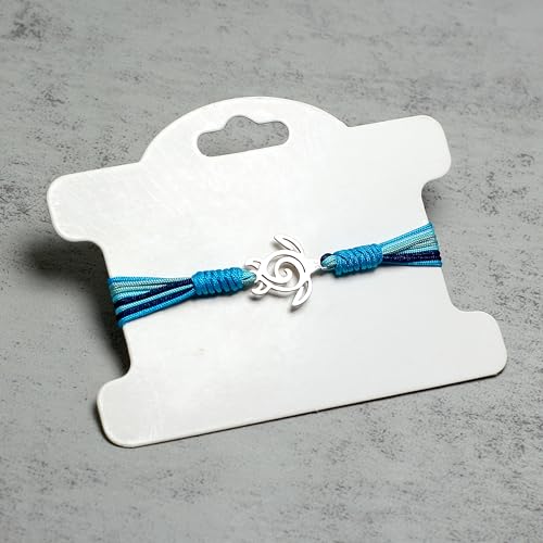 Under The Sea Blue Marine Luck and Protection Tibetan Bracelet, Surfer String Wrap for Men, Women, Forever Love Friendship3