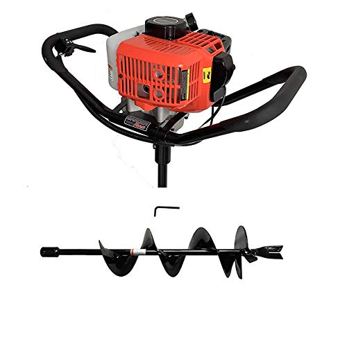 GardenTrax Earth Auger Power Head with 8 Inch Earth Auger Drill Bit