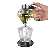 Clear Glass Syrup Dispenser – Leak Resistant Design, Smooth Control, Multipurpose Serving Container | Honey Oil Vinegar Bottle, Home Dining Cooking Usage