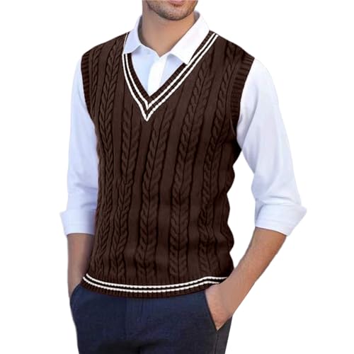 Chaleco de punto para hombre con acabado suave y un confort excepcional