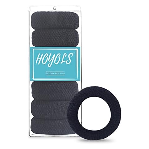 HOYOLS Large Seamless Hair Ties for All Cover