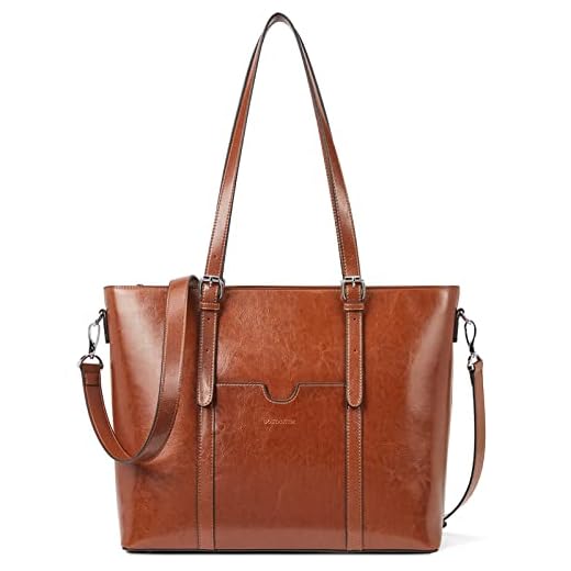 Best designer briefcase for women Vintage BOSTANTEN Women's Laptop Tote