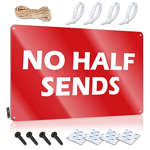 ^}P[uTC No Half Sends Tin Sign t@j[nEXTC vC[Ƌ(TCY:20X30CM)
