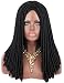 Kalyss 100% Hand Braided Dreadlocks Braids Hair Wigs for Black Women Lightweight Long Rolls Twist Braided Premium Japanese Synthetic Wigs