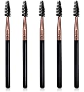 UorPoto Mascara Brush Wands Makeup Lash Spoolies Set 5Pcs Spooly Eyelash Eyebrow Brushes Applicat...