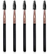 UorPoto Mascara Brush Wands Makeup Lash Spoolies Set 5Pcs Spooly Eyelash Eyebrow Brushes Applicat...