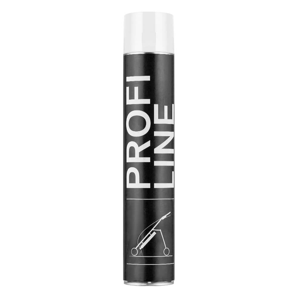 24 Dosen Bodenmarkierfarbe PROFILINE, weiß, 750 ml Spraydose, Art.-Nr. 38416 | Bodenmarkierungsfarbe | Straßenmarkierungsfarbe | Markierungsspray