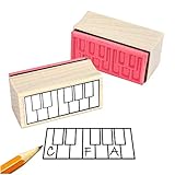 Piano Fingering Rubber Stamp