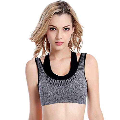 Buy MyFab Women's Dual Support Padded Sports Bra for Gym Yoga Dancing
