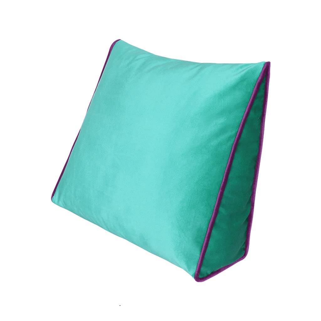 Grand coussin de luxe en velours O amovible pour décoration de chambre