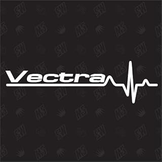 speedwerk-motorwear Vectra Herzschlag - Sticker für Opel