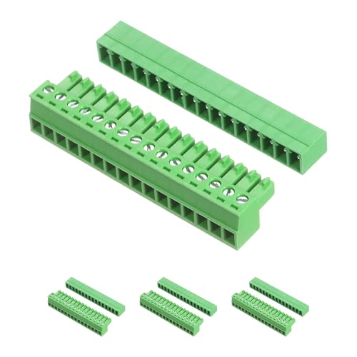 Conectores de bloque de terminales para PCB de 16 pines, solución enchufable para audio