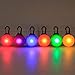 Produktbild Mini-LED-Clip-on-Sicherheitsnachtlicht Bunte Kragen Schlüsselbund Licht mit Karabiner Katze Hundehalsband führt Lichter mit Batterie Weiß