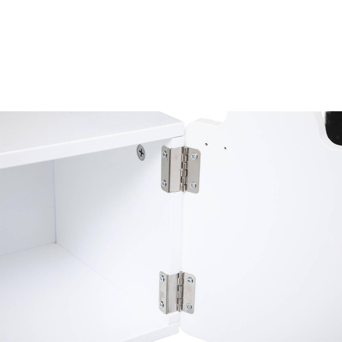 ATMOSPHERA CREATEUR D'INTERIEUR - Comodino per bambini volpe bianca h53cm