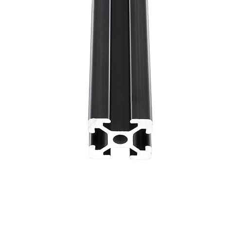 Miniatura 3 de QNK 2 piezas de 400 mm (15.75 ") ranura en T 2020 extrusión de aluminio estándar europeo anodizado riel lineal para piezas de impresora 3D y CNC DIY