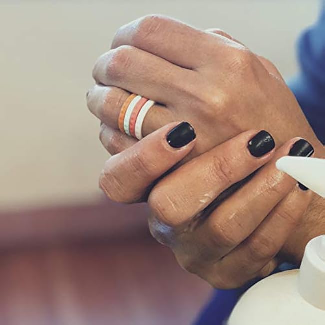 Rubberbanditz Silicone Wedding Rings | Comfortable, Stylish, Exercise Stackable Bands