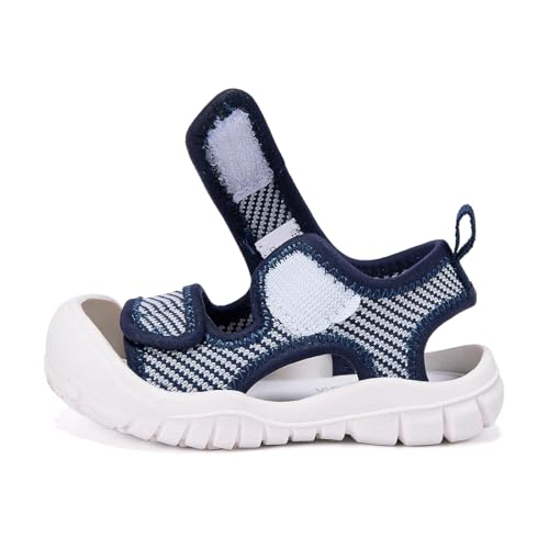 Image of BMCiTYBM Baby Boy Girl Closed Toe Summer Toddler Sandals Lightweight Shoes Infant Non-Slip First Walking Sneakers 6 9 12 18 24 Months 2-3 Years