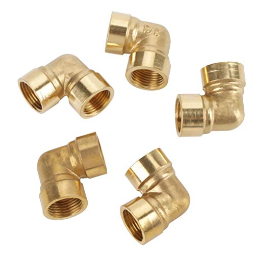 90 Degree Elbow Brass Connector 3/8