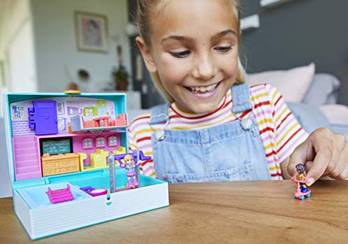 Polly Pocket GFM48 Pocket World Schulbuch Schatulle, Puppen Spielzeug ab 4 Jahren – Bild 3